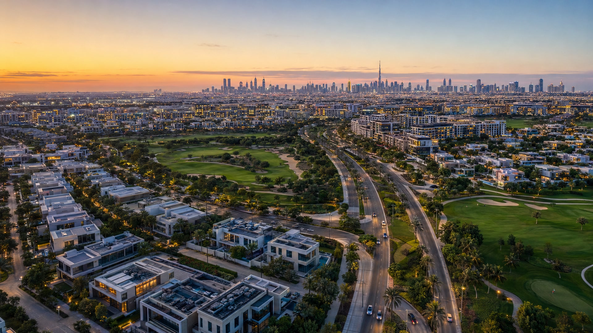 Sunlit new Dubai residential district for off-plan property advisory